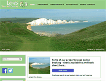 Tablet Screenshot of lewesbandb.co.uk